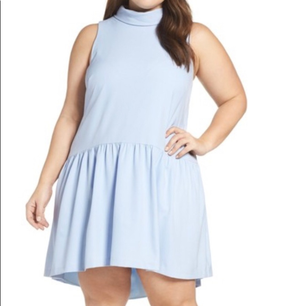 Eliza J Drop Waist Dress (Plus Size)
